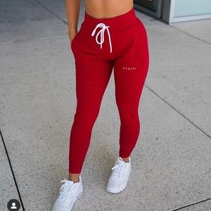 Ruby red nvgtn joggers